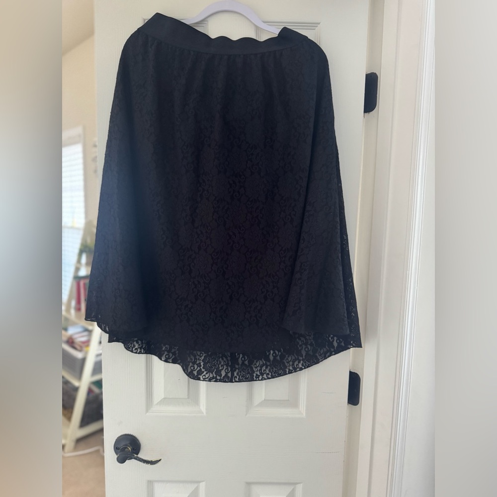 LuLaRoe Black Lace Skirt